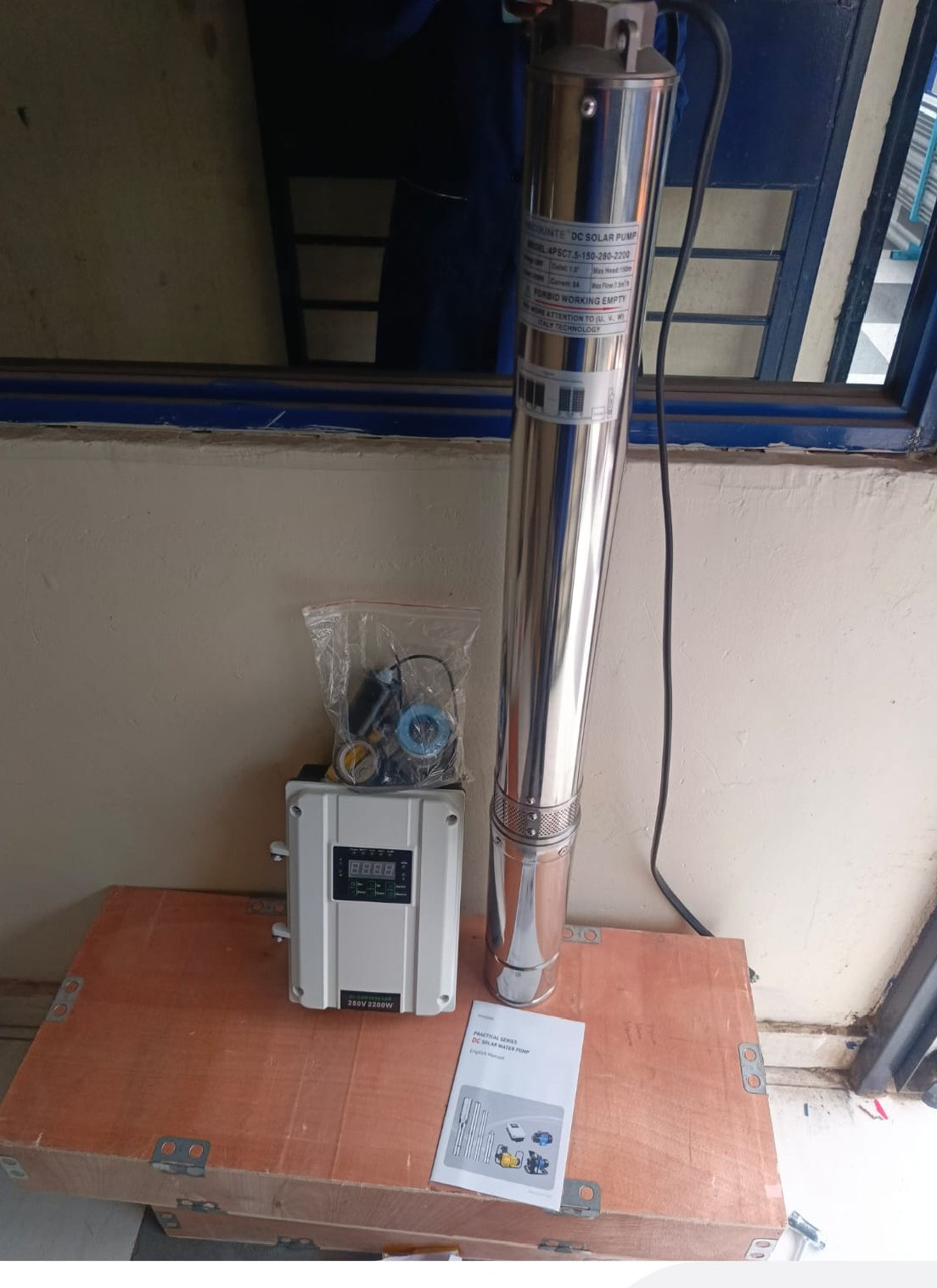 Solar Submersible water pump -110mtrs